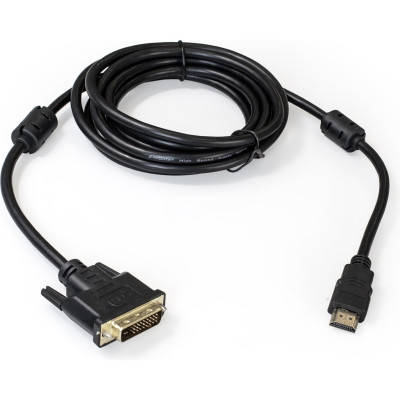 Кабель HDMI-DVI-D EXEGATE EX-CC-HDMIM-DVI2M-1.5 EX294672RUS